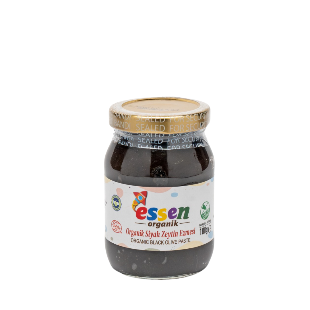 Organik Siyah Zeytin Ezmesi (ilave tuz içermez)
