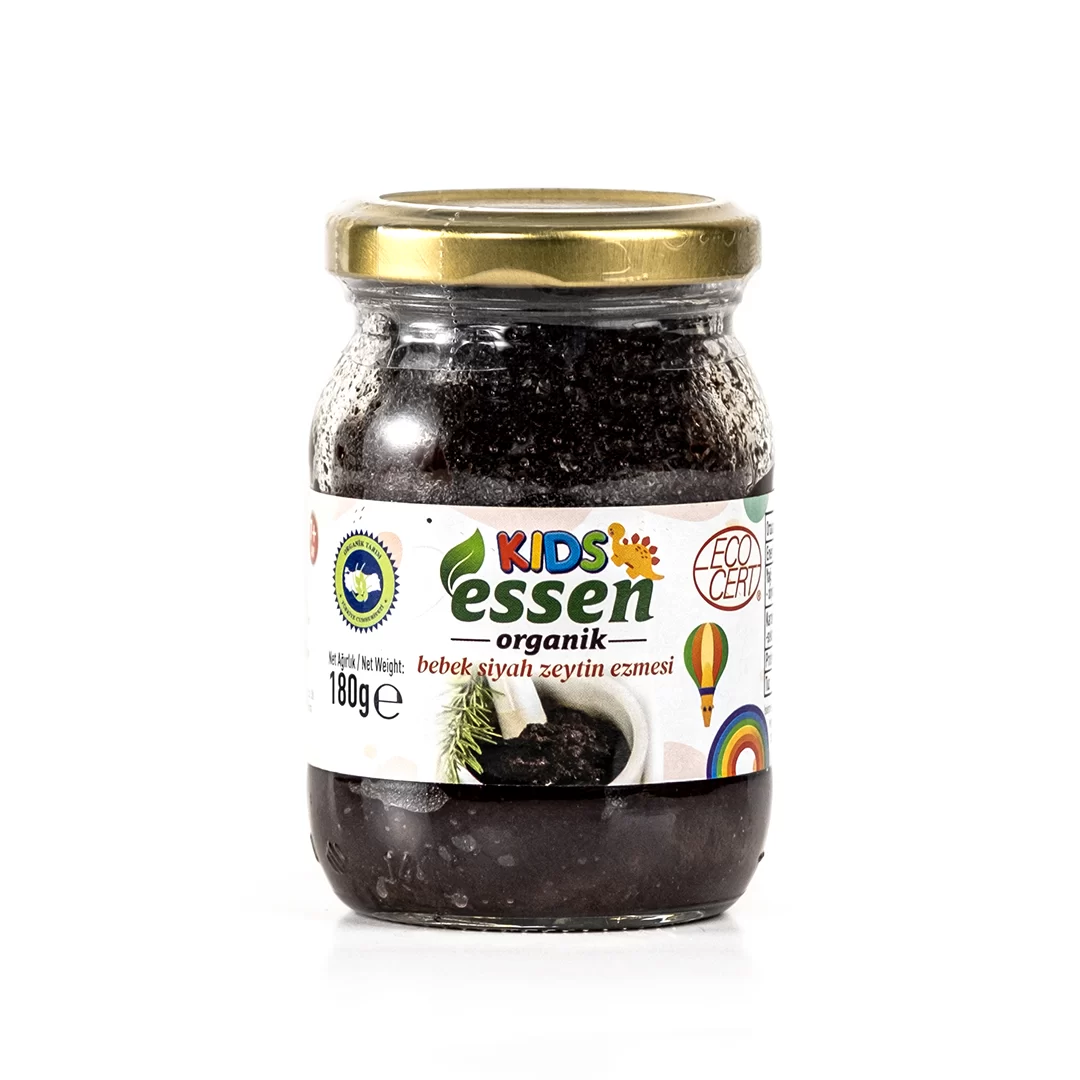 Organik Siyah Zeytin Ezmesi (ilave tuz içermez)