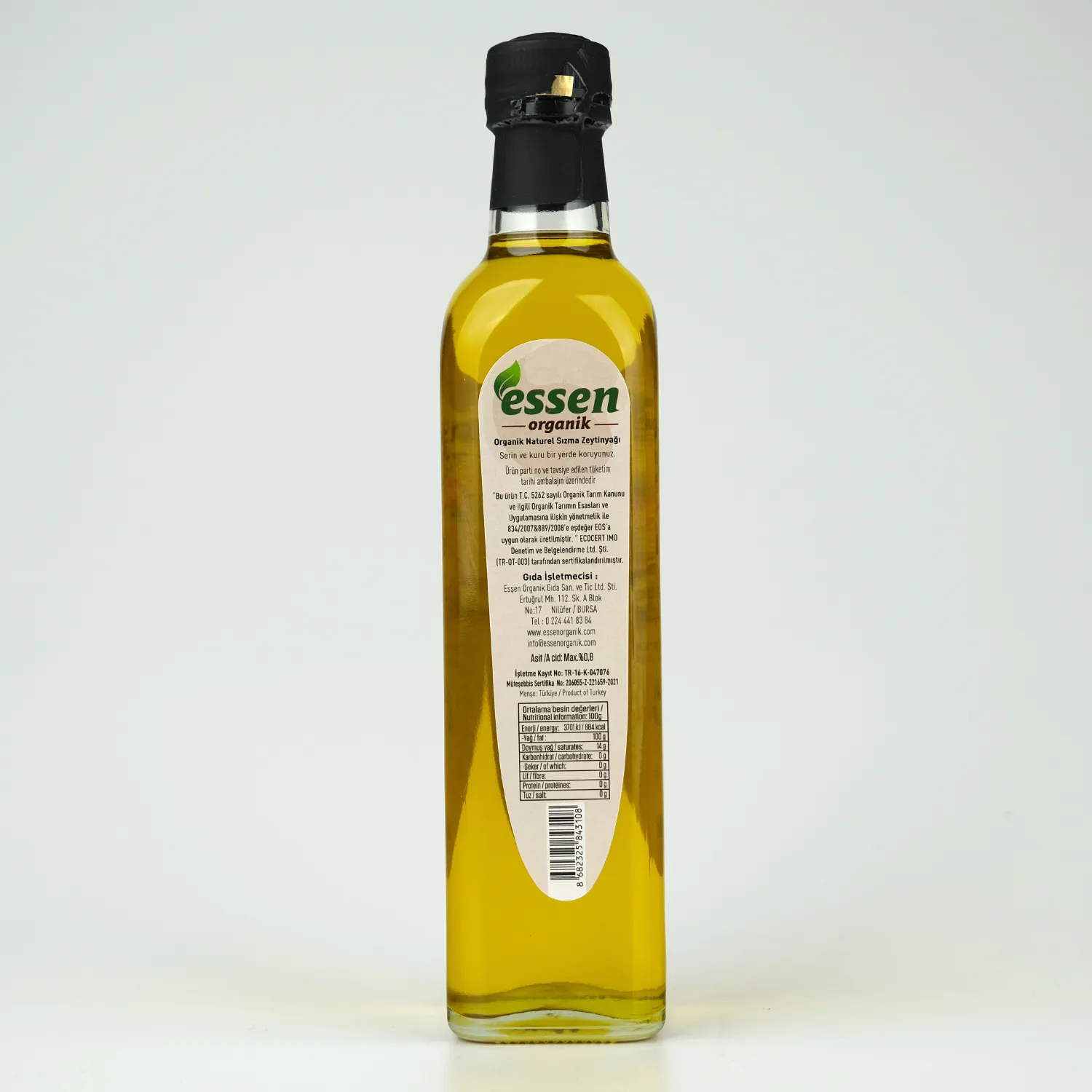 Organik Sızma Zeytinyağı 500 ml