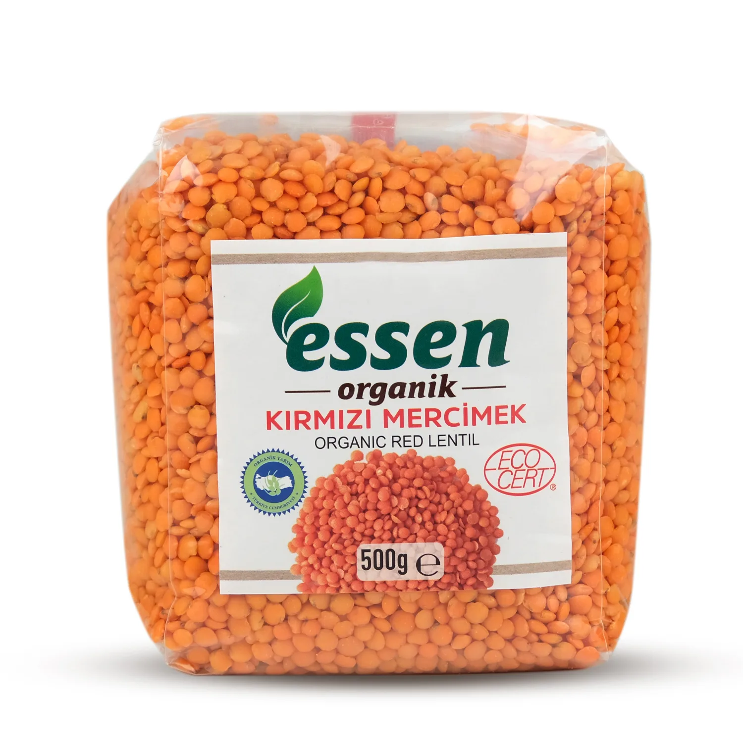 Organik Kırmızı Mercimek 500 Gr