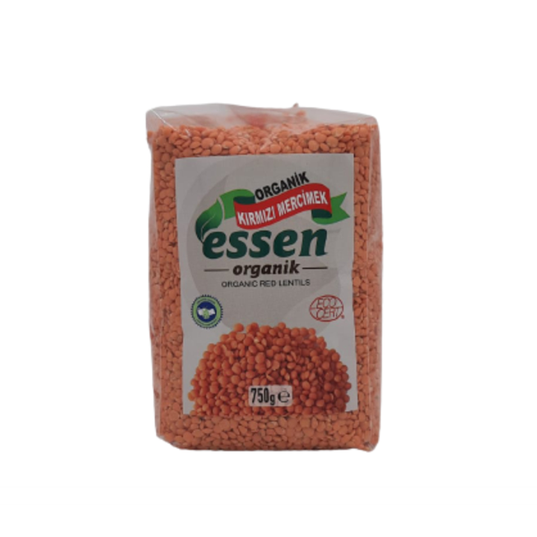 Organik Kırmızı Mercimek 750 Gr