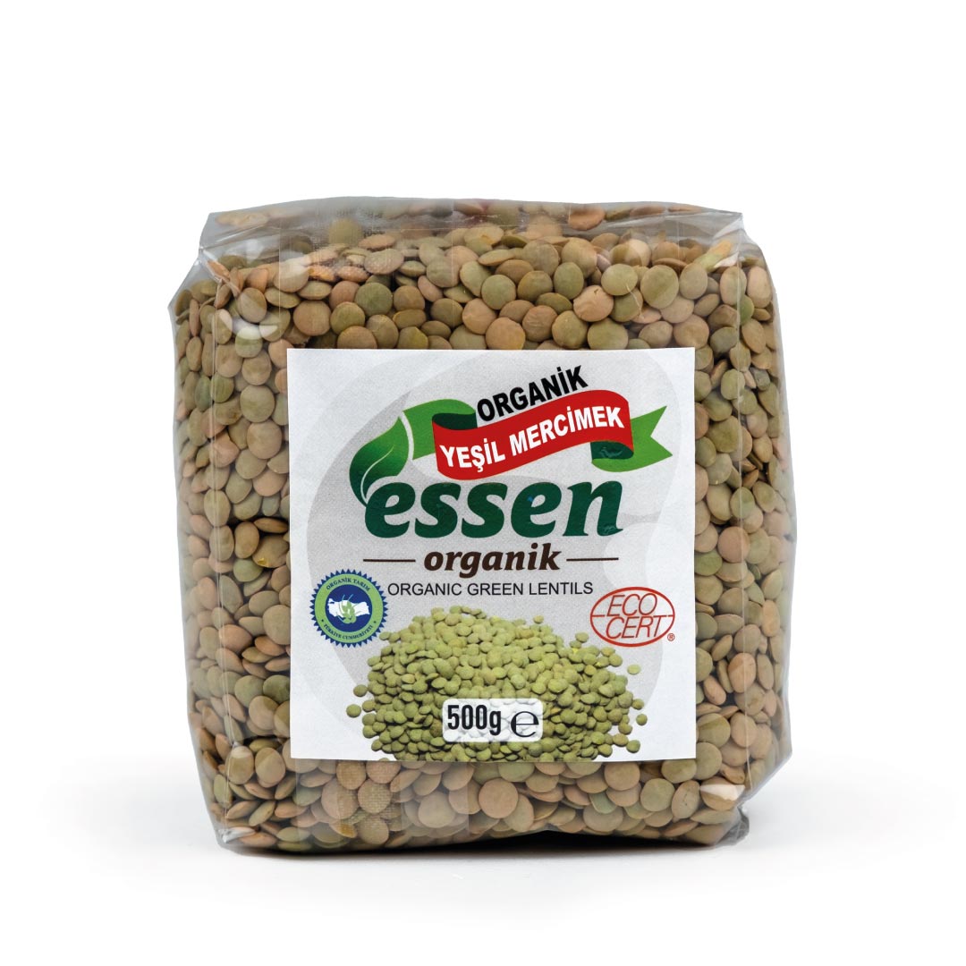 Organik Yeşil Mercimek 500 Gr