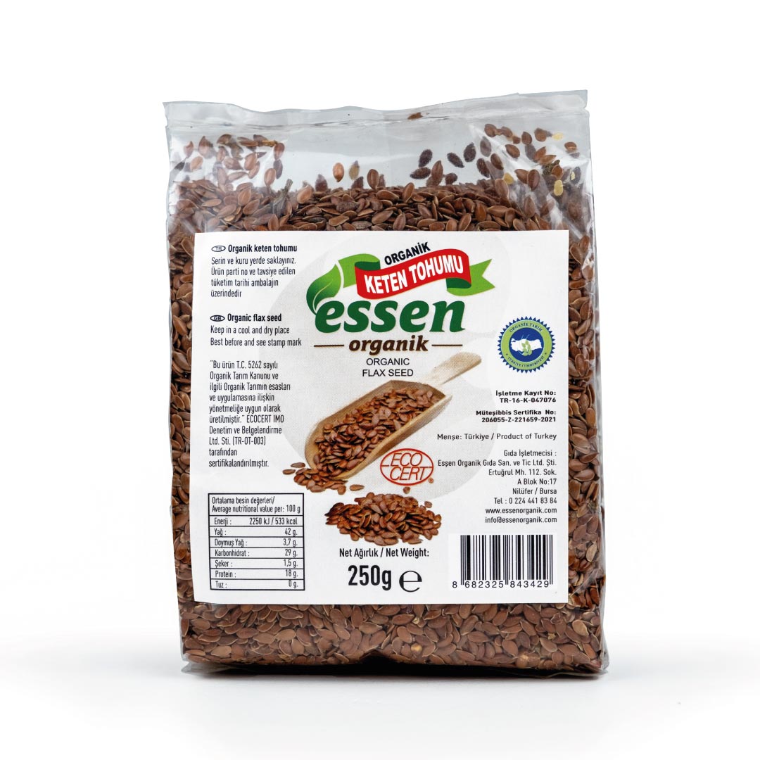 Organik Keten Tohumu 250 Gr