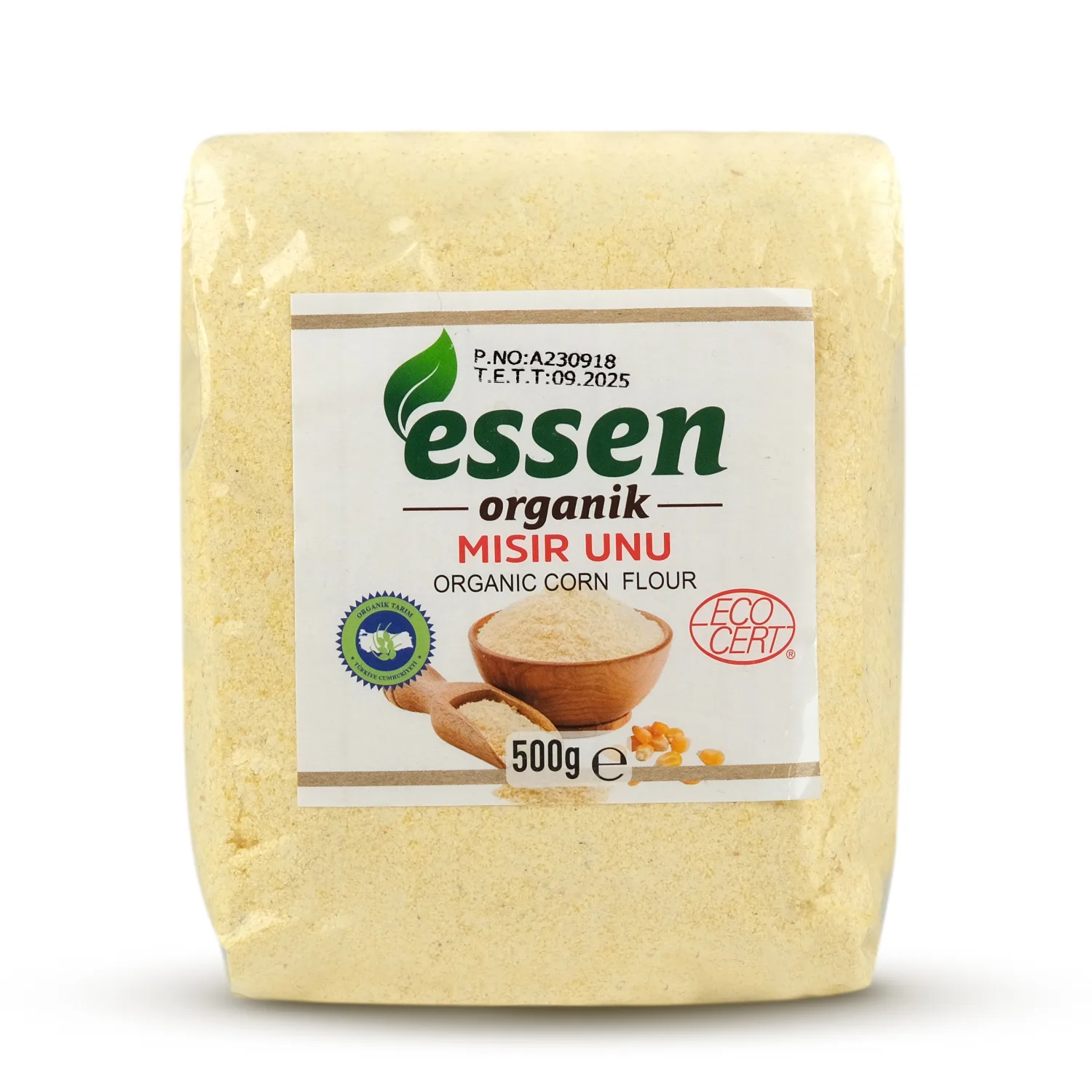 Organik Mısır Unu 500 Gr