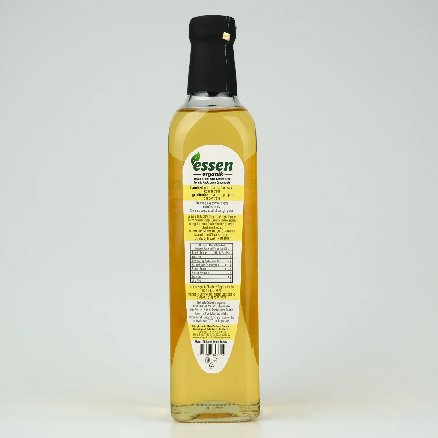 Organik Elma Suyu Konsantresi 675 Gr