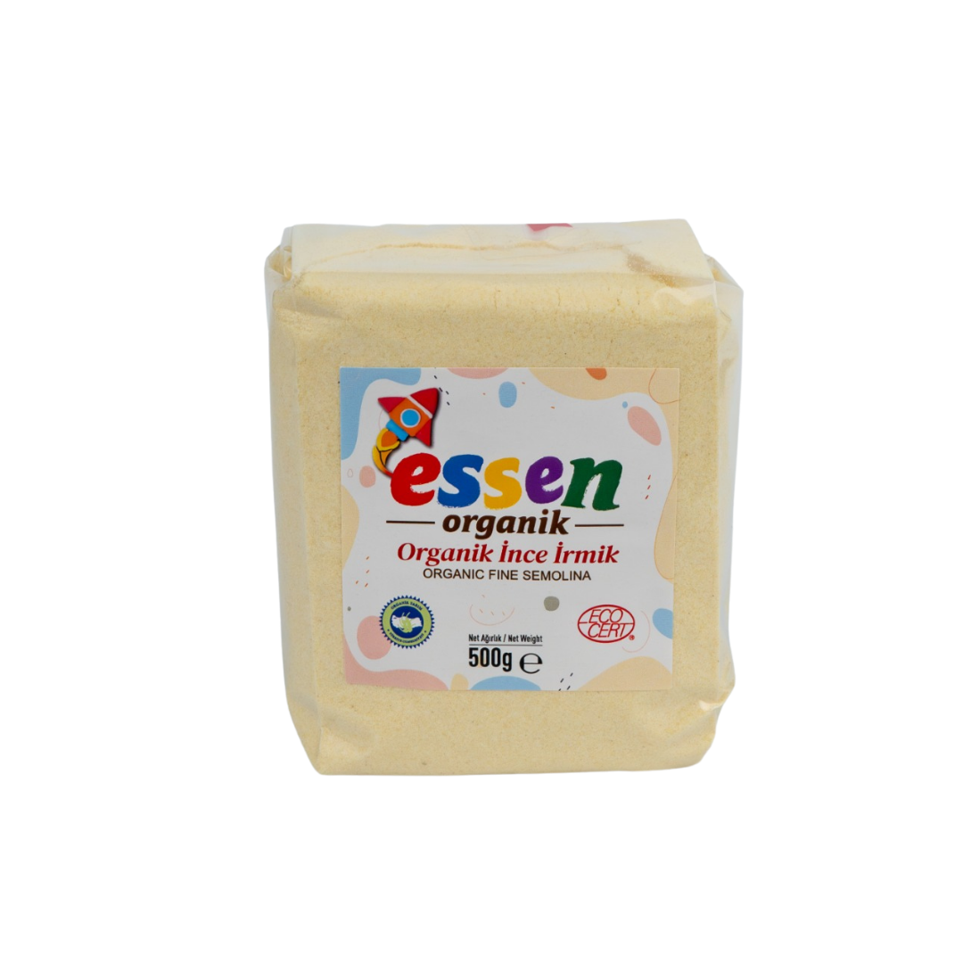 Organik İnce İrmik 500 Gr