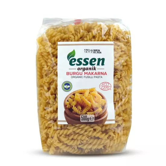 Organik Burgu Makarna 500 Gr